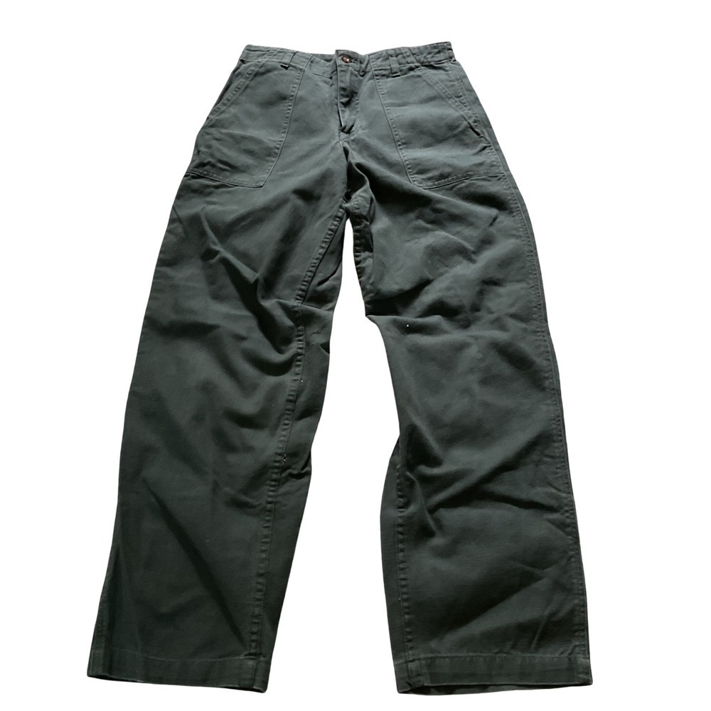 Gap Kids Girls Olive Green Fatigue Utility Pants Size 16 Cotton Straight Leg